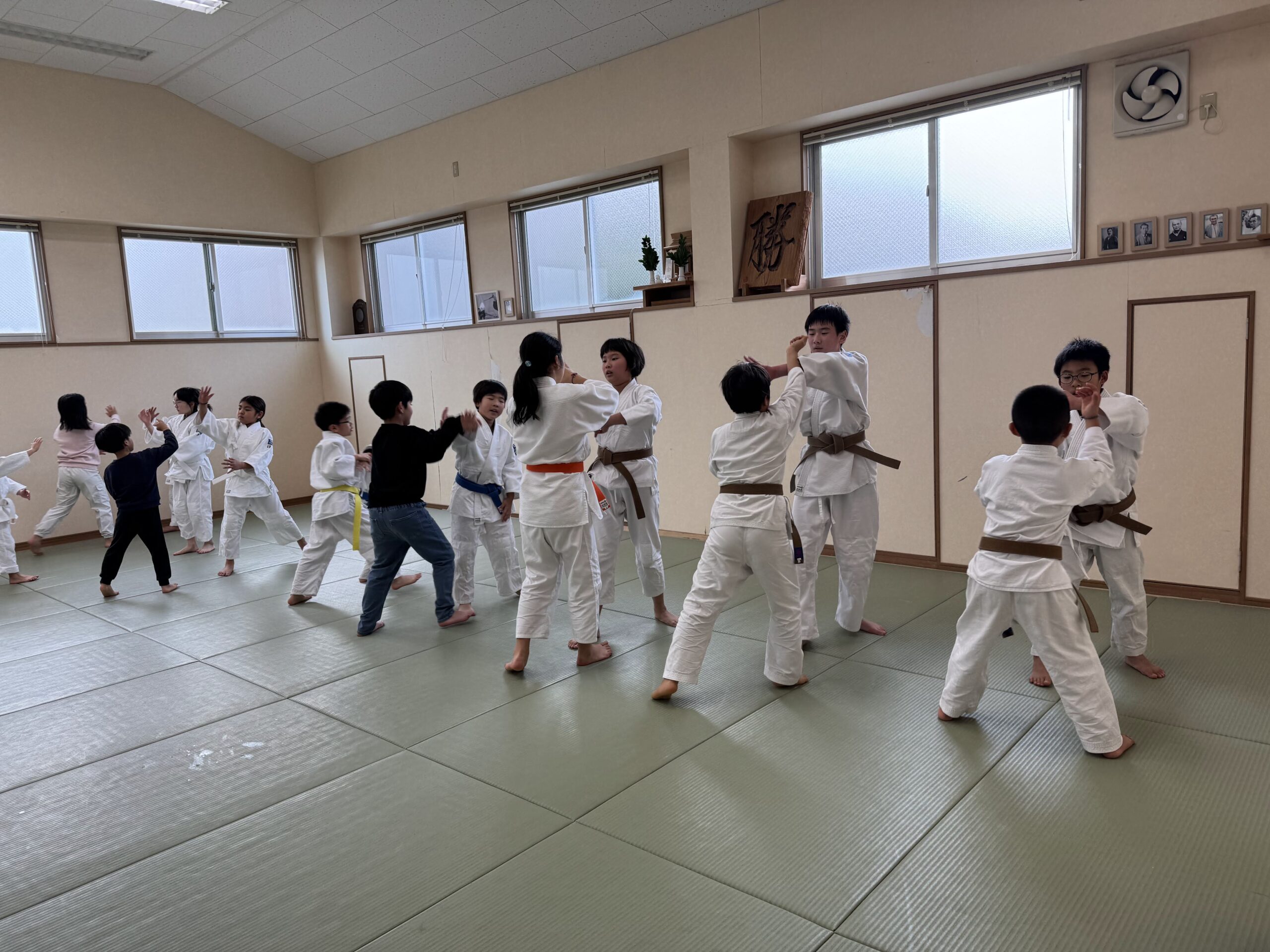 Aikido training session